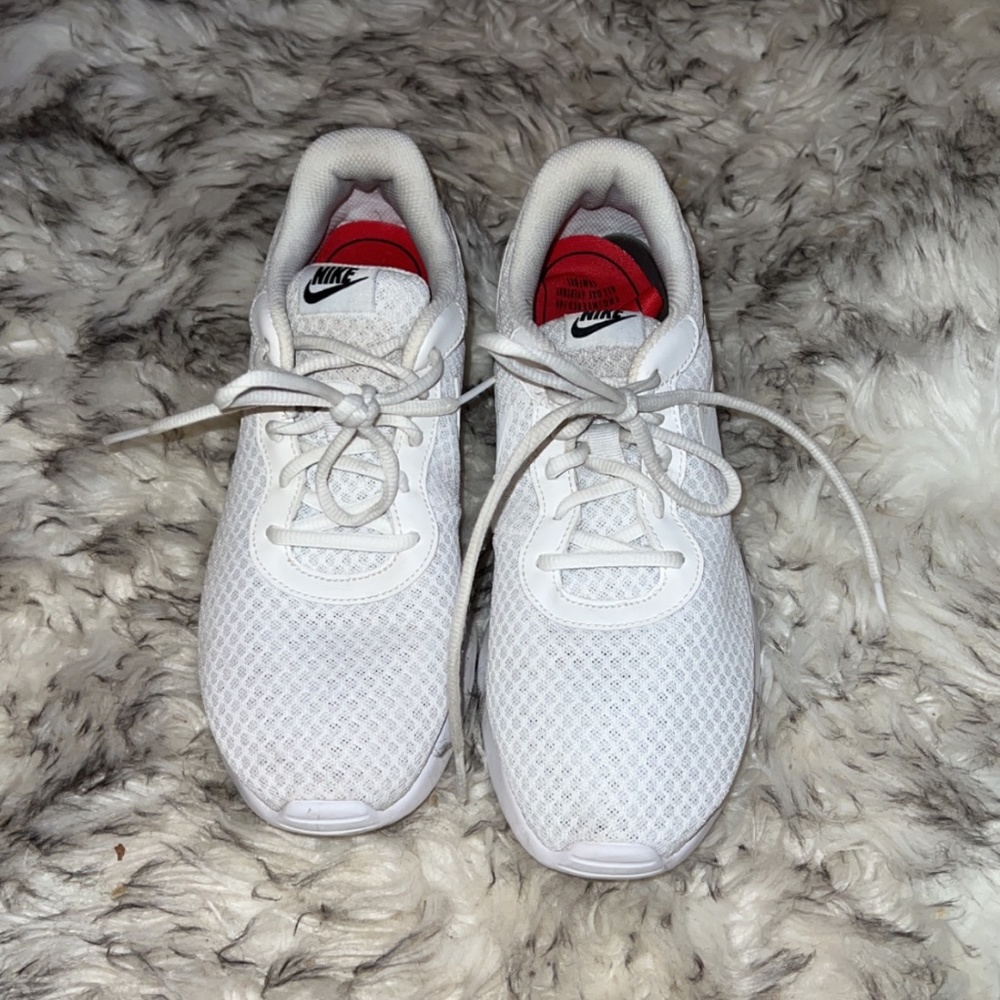 White Nike shoes